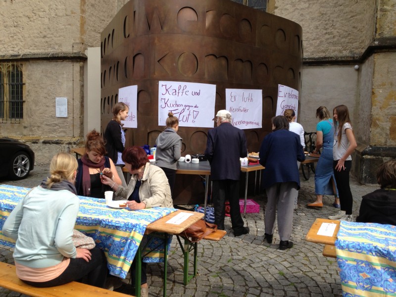 KAffee und Kuchen gegen die Flut