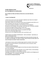 Predigt vom 24. Dezember 2024