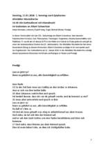 Predigt am Sonntag, 11.01.2026, 1. Sonntag nach Epiphanias in der Altstädter Nicolaikirche