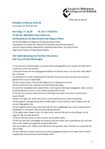 Predigt von Sonntag, 11. Oktober 2026, 19. Sonntag n. Trinitatis, in der Altstädter Nicolaikirche