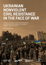 Ukrainian nonviolent civil resitance in the face of war