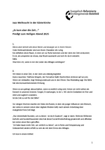 Jazz-Gottesdienst am Heiligen Abend 2025